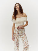 Creta Top | Blanco marfil