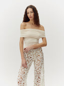 Creta Top | Blanco marfil