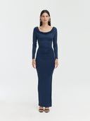 Aster Dress | Midnight Blue