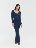 Aster Dress | Midnight Blue