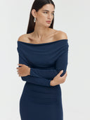 Aster Dress | Midnight Blue