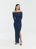Aster Dress | Midnight Blue
