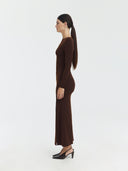 Diana Dress | Chocolate Brown
