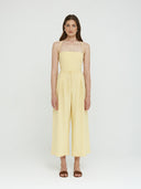 Valeria Jumpsuit | Pastel Yellow