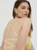 Valeria Jumpsuit | Pastel Yellow