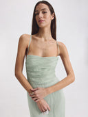 Catania Dress | Aqua Green