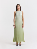Carmela Dress | Ombre green
