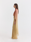Gabriela Cape | Ombre golden and pink