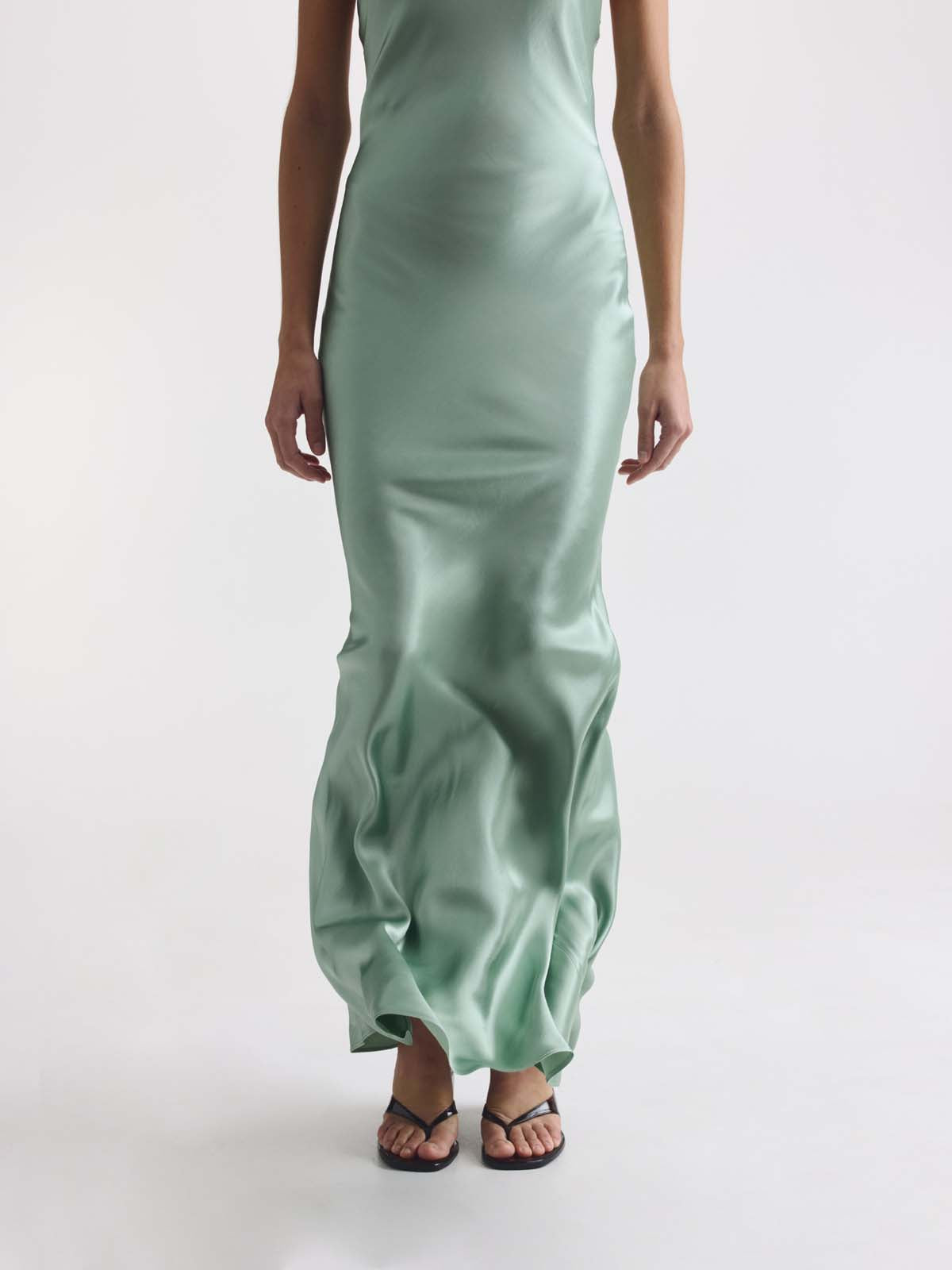Galia dress | Aqua green Wolflamb Galia dress | Aqua green Wolflamb