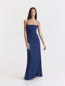 Catania Dress | Navy blue