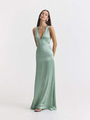 Serena Dress | Aqua green