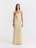 Catania Dress | Butter yellow