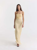 Catania Kleid | Vanillegelb