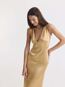 Vestido Serena | Dorado
