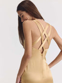 Vestido Serena | Dorado