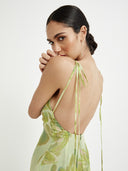 Carmela Dress | Floral Green