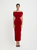 Gina Dress | Maroon