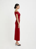 Gina Dress | Maroon
