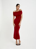 Gina Dress | Maroon