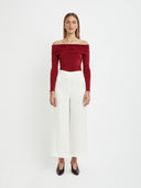 Cassandra Top | Burgundy