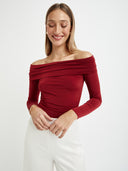 Cassandra Top | Burgundy