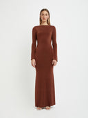 Consuelo Dress | Chocolate Brown