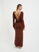 Vestido Consuelo | Marrón Chocolate
