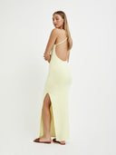 Alfonsina Dress | Pastel Yellow