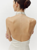 Mallorca Dress | Ivory White