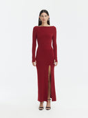 Vestido Diana | Burgundy