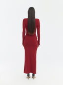 Vestido Diana | Burgundy