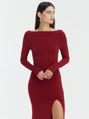 Vestido Diana | Burgundy