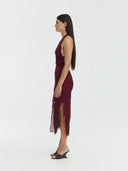 Vestido Lirio | Burgundy