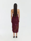 Vestido Lirio | Burgundy