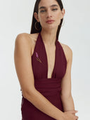Vestido Lirio | Burgundy
