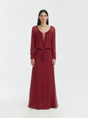 Amaranto Dress | Burgundy