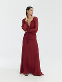 Vestido Amaranto | Burgundy