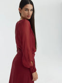 Vestido Amaranto | Burgundy