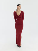Vestido Aster | Burgundy