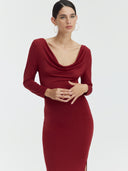 Vestido Aster | Burgundy