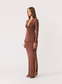 Hart dress| Light Brown