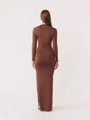 Hart dress| Light Brown