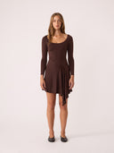 Alex dress| Chocolate