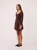 Alex dress| Chocolate