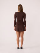 Alex dress| Chocolate