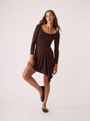 Alex dress| Chocolate