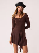 Alex dress| Chocolate