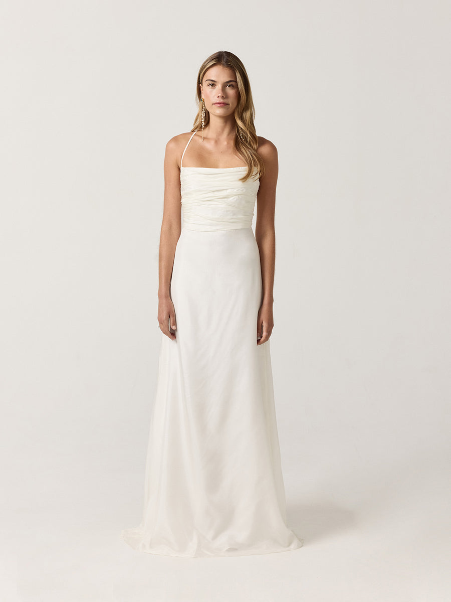 Rose Silk Dress