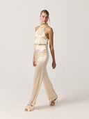 Pantaloni Elise in raso