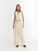 Chelsea Pants | Ivory white